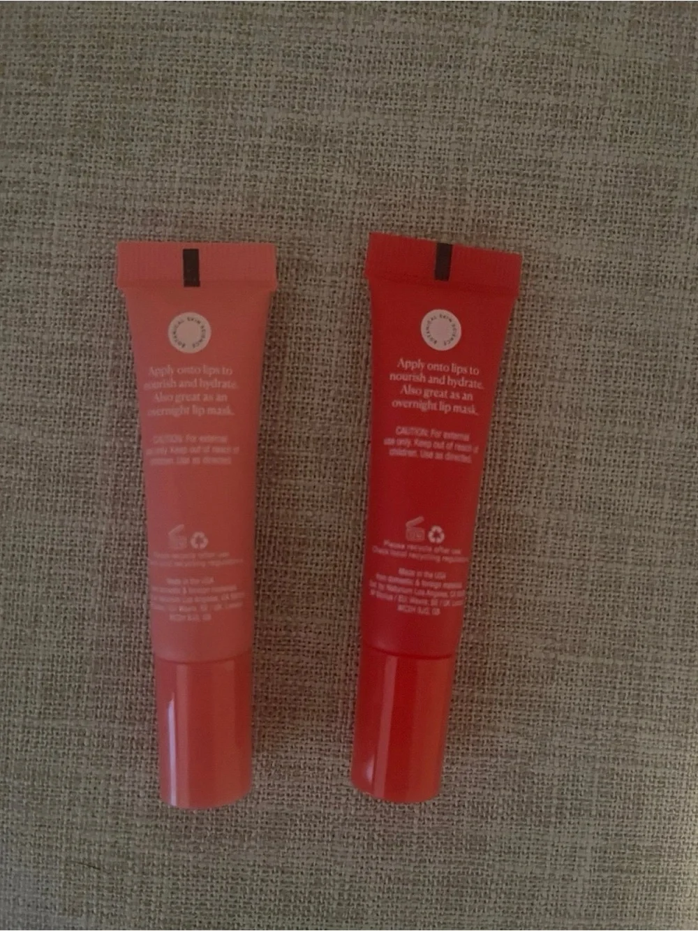 NWT Set of 2 Naturium Phyto-Glow Lip Balm - Strawberry & Watermelon